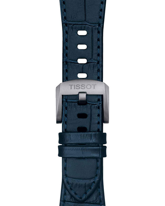 TISSOT T-Classic PRX Powermatic 80 Blue Leather Strap