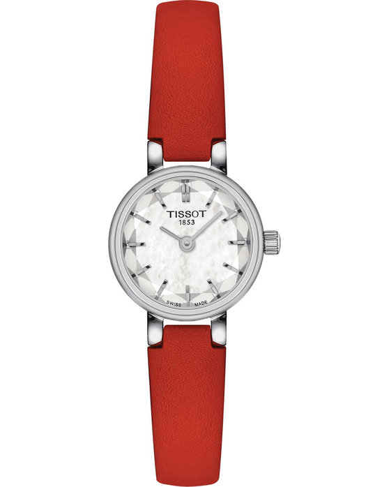 TISSOT T-Lady Lovely Red Leather Strap