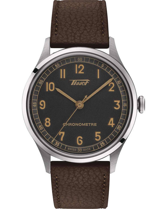 TISSOT T-Heritage 1938 COSC Automatic Brown Leather Strap