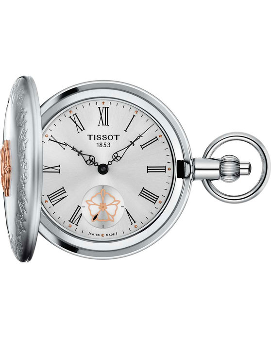 TISSOT T-Pocket Double Savonnette Mechanical Pocket Watch