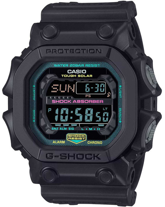 G-SHOCK Tough Solar Chronograph Black Plastic Strap