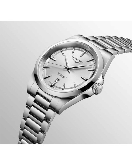 LONGINES Conquest Automatic Silver Stainless Steel Bracelet