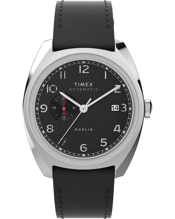 TIMEX Marlin Automatic Black Leather Strap