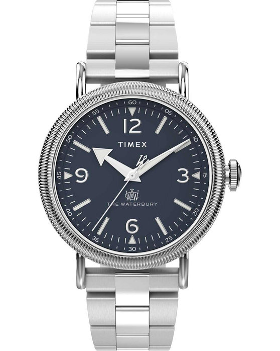 TIMEX Waterbury Standard Silver Stainless Steel Bracelet