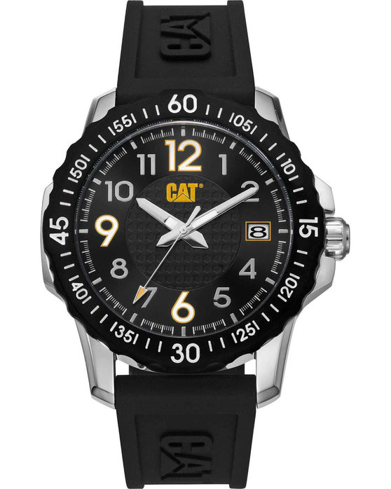 CATERPILLAR Downforce Black Silicone Strap