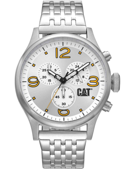 CATERPILLAR Diam Chronograph Silver Stainless Steel Bracelet