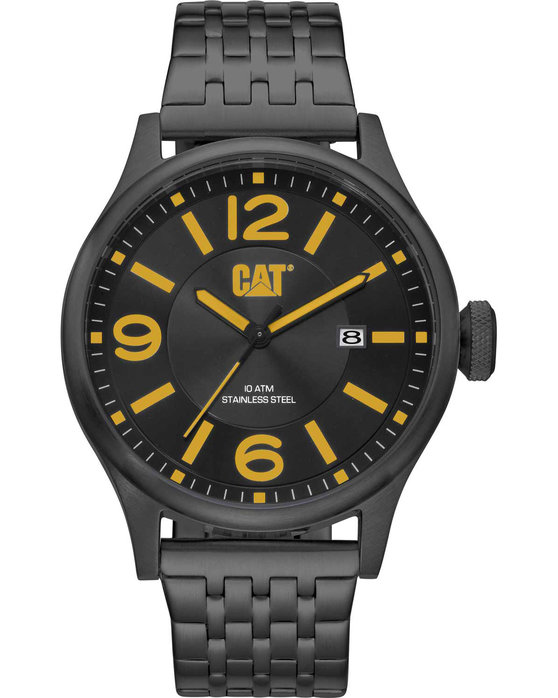 CATERPILLAR Diam Black Stainless Steel Bracelet