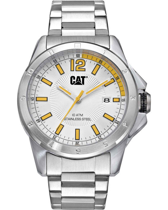 CATERPILLAR Big Twist 24 Silver Stainless Steel Bracelet