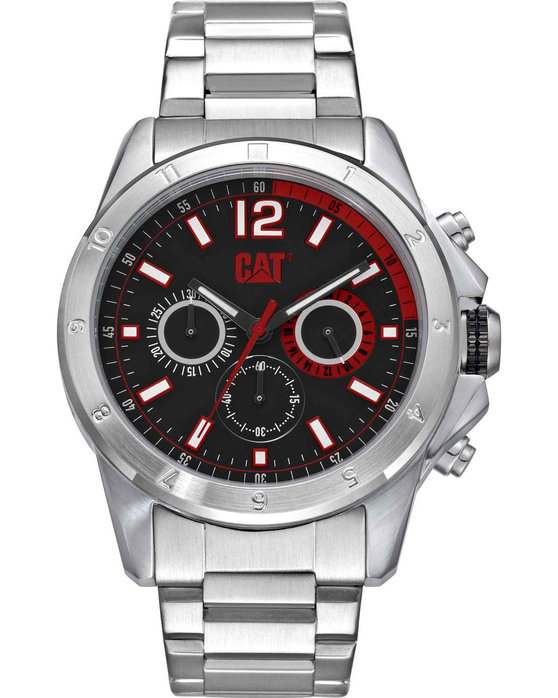 CATERPILLAR Big Twist 24 Chronograph Silver Stainless Steel Bracelet