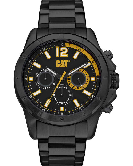 CATERPILLAR Big Twist 24 Chronograph Black Stainless Steel Bracelet