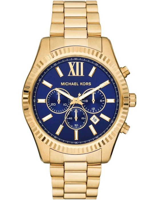 MICHAEL KORS Lexington Chronograph Gold Stainless Steel Bracelet