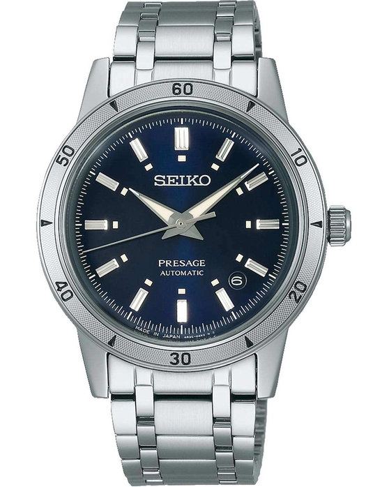 SEIKO Presage Style 60s 'Elegant Yet Rugged' Automatic Silver Stainless Steel Bracelet