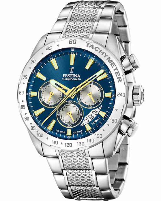 FESTINA Chronograph Silver Stainless Steel Bracelet