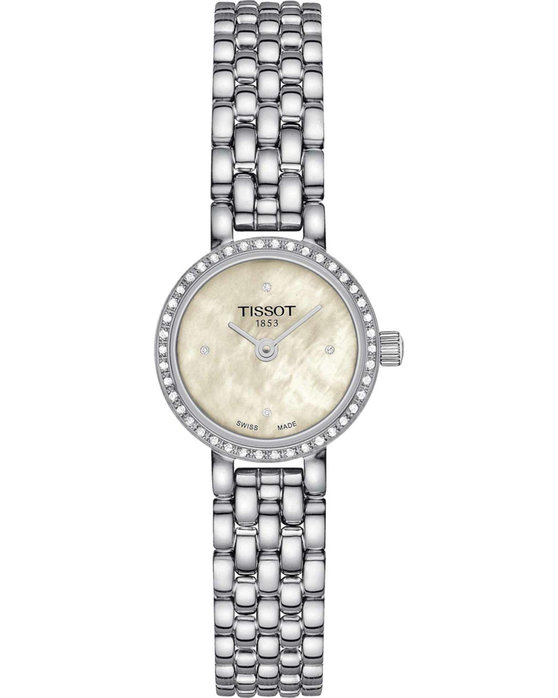 TISSOT T-Lady Lovely Diamonds Silver Stainless Steel Bracelet