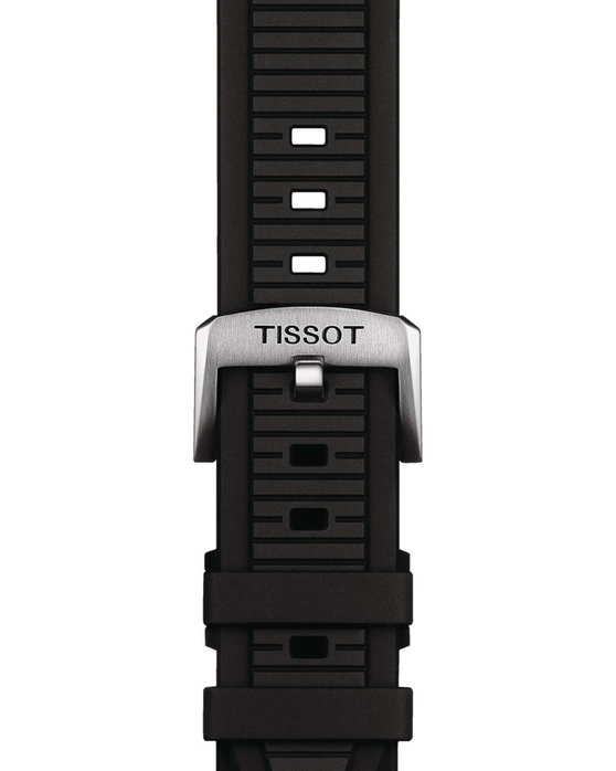 TISSOT T-Race Powermatic 80 Black Silicone Strap