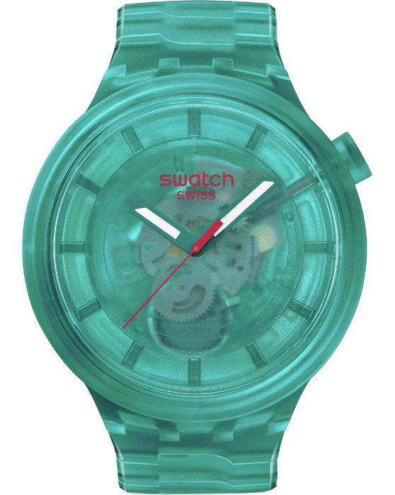 SWATCH Big Bold Colors Of Joy Turquoise Biosourced Bracelet