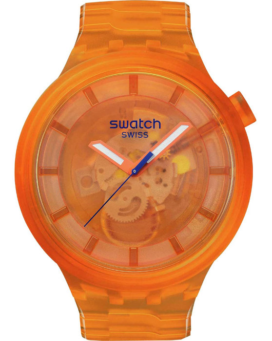 SWATCH Big Bold Colors Of Joy Orange Biosourced Bracelet