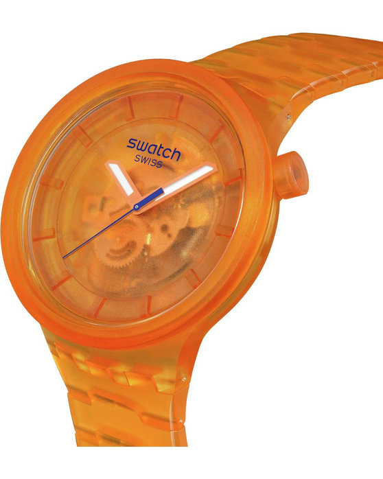 SWATCH Big Bold Colors Of Joy Orange Biosourced Bracelet