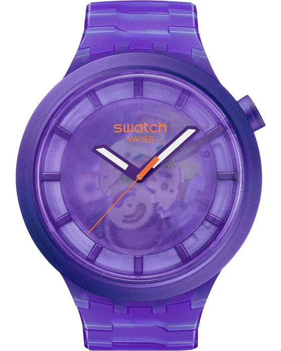 SWATCH Big Bold Colors Of Joy Purple Biosourced Bracelet