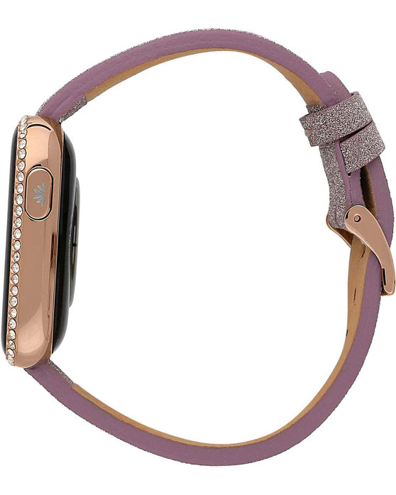 MORELLATO M-01 Crystals Smartwatch Pink Leather Strap