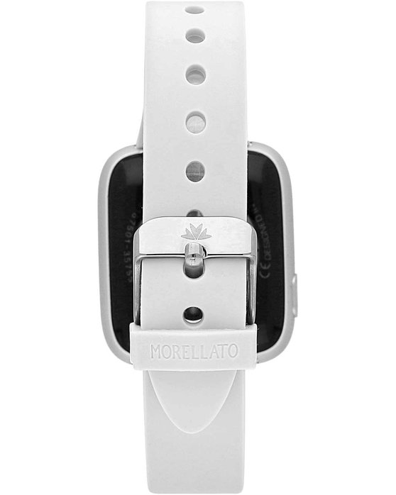 MORELLATO M-01 Crystals Smartwatch White Plastic Strap Gift Set