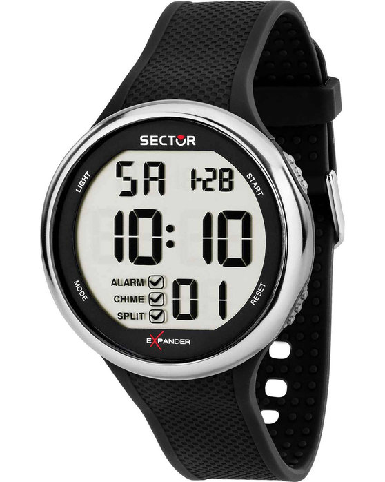 SECTOR EX-17 Chronograph Black Plastic Strap