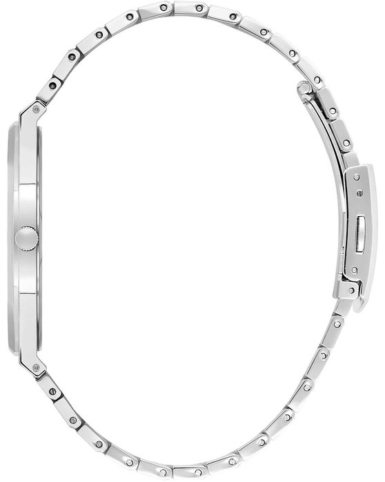 BEVERLY HILLS POLO CLUB Slim Tech 5 Silver Stainless Steel Bracelet