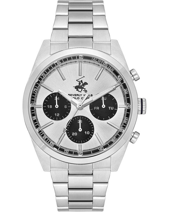 BEVERLY HILLS POLO CLUB Silver Stainless Steel Bracelet