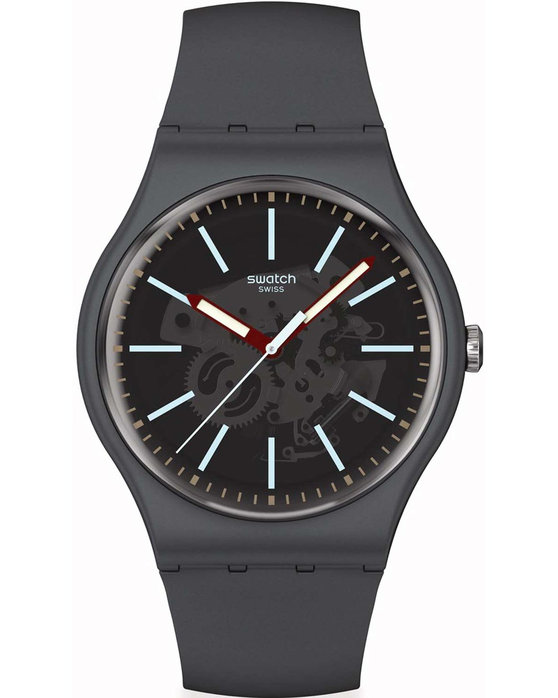 SWATCH Essentials Coblestone Street Grey Biosourced Strap