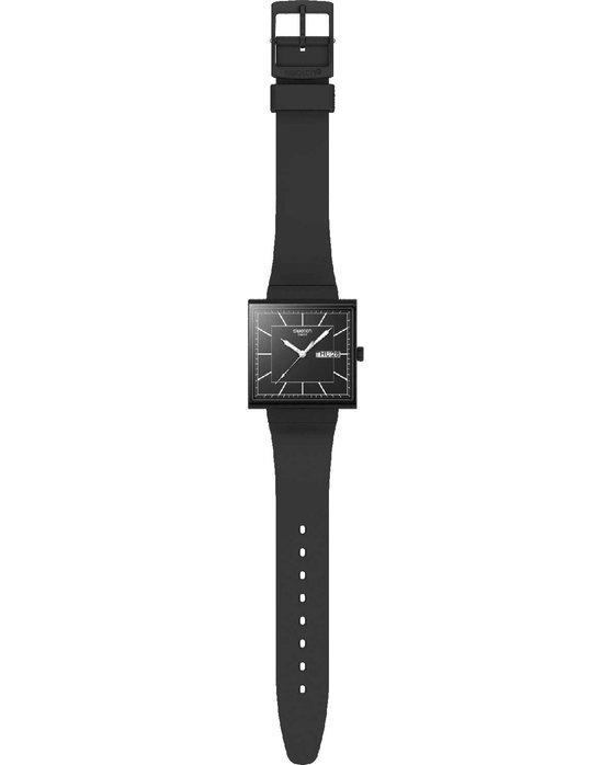 SWATCH Essentials What If Black Again Black Biosourced Strap