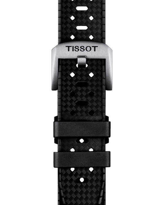 TISSOT T-Sport Seastar 1000 Dual Time GMT Black Rubber Strap