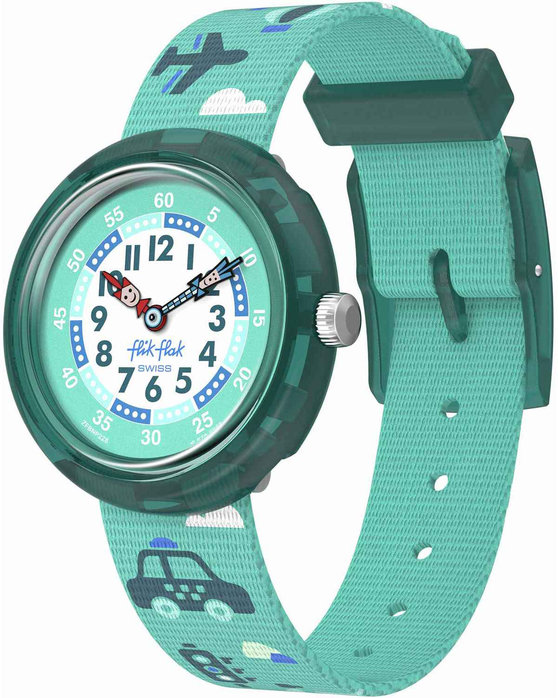 FLIK FLAK Time To Move Multicolor Plastic Strap