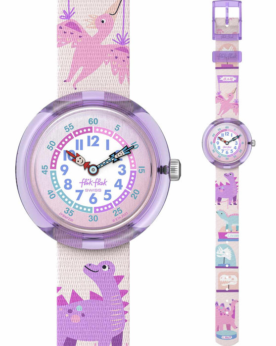 FLIK FLAK Dinology Multicolor Plastic Strap