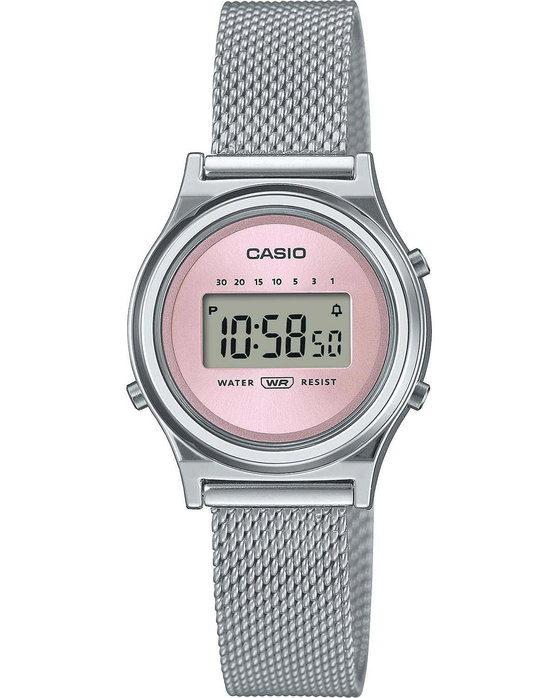 CASIO Vintage Chronograph Silver Stainless Steel Bracelet