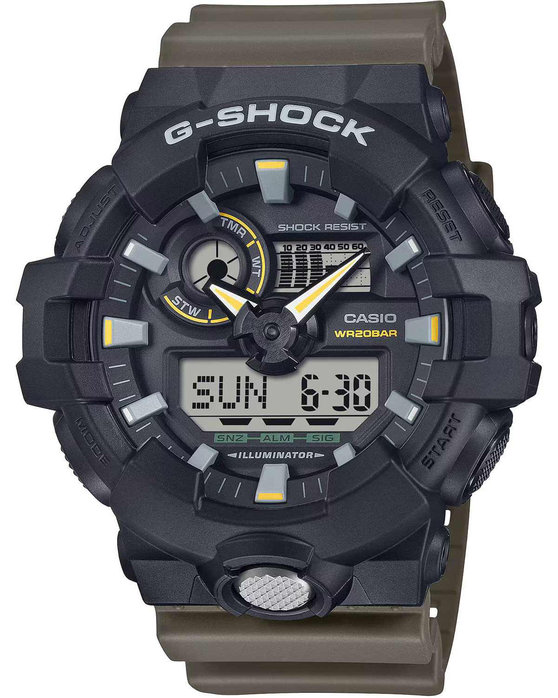 G-SHOCK Chronograph Black Resin Strap