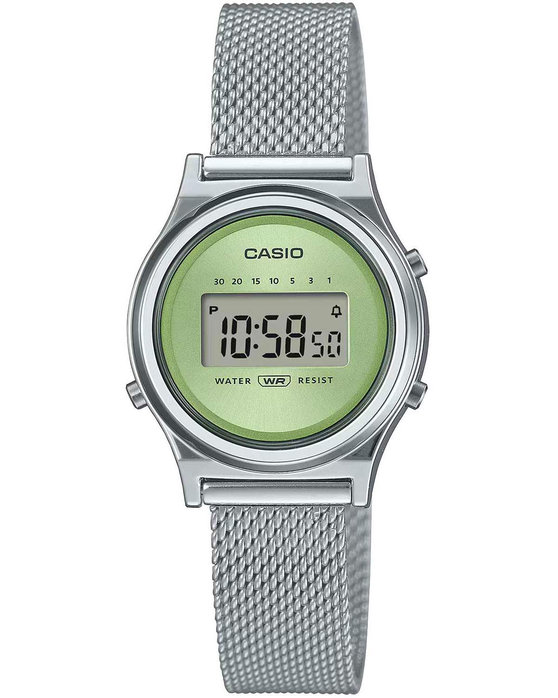 CASIO Vintage Chronograph Silver Stainless Steel Bracelet