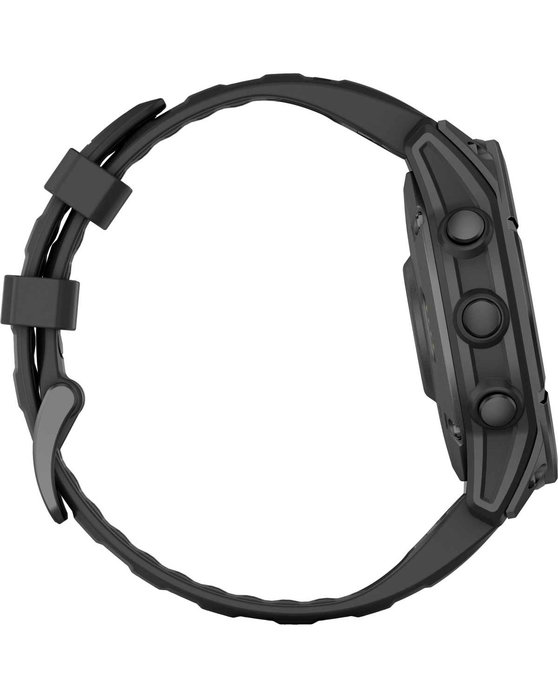 GARMIN Fenix E 47mm Slate Gray with Black Silicone Strap