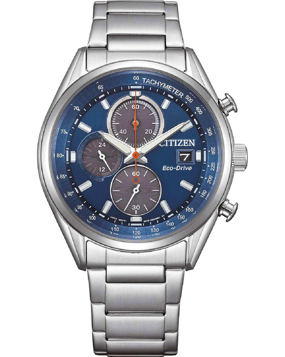 CITIZEN Eco-Drive Chronograph Silver Stainless Steel Bracelet