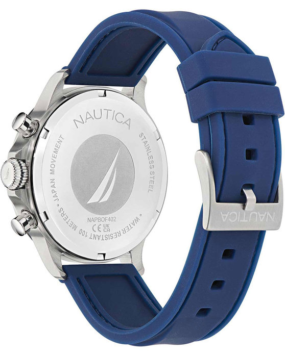 NAUTICA NCT Blueocean Chronograph Blue Silicone Strap