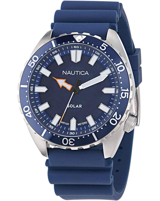 NAUTICA Vintage Solar Blue Silicone Strap