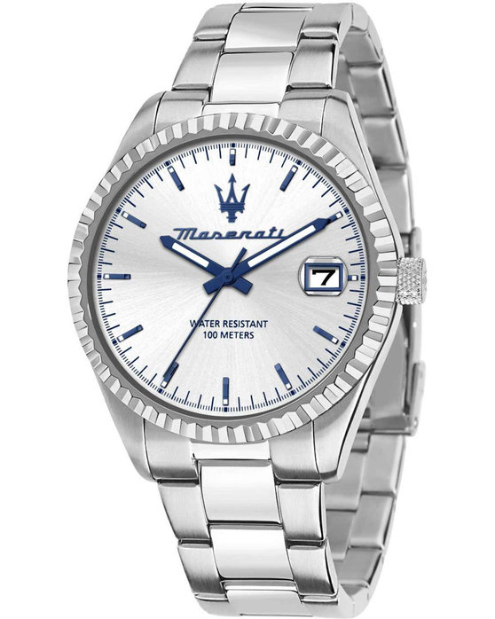 MASERATI Competizione Silver Stainless Steel Bracelet