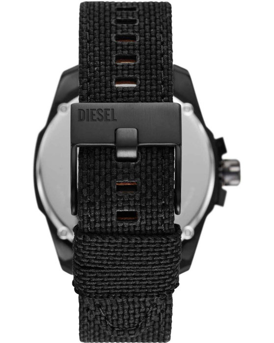 DIESEL Baby Chief Solar Black Synthetic Strap