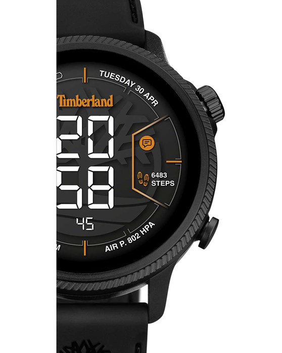 TIMBERLAND Trail Force S1 Smartwatch Black Silicone Strap