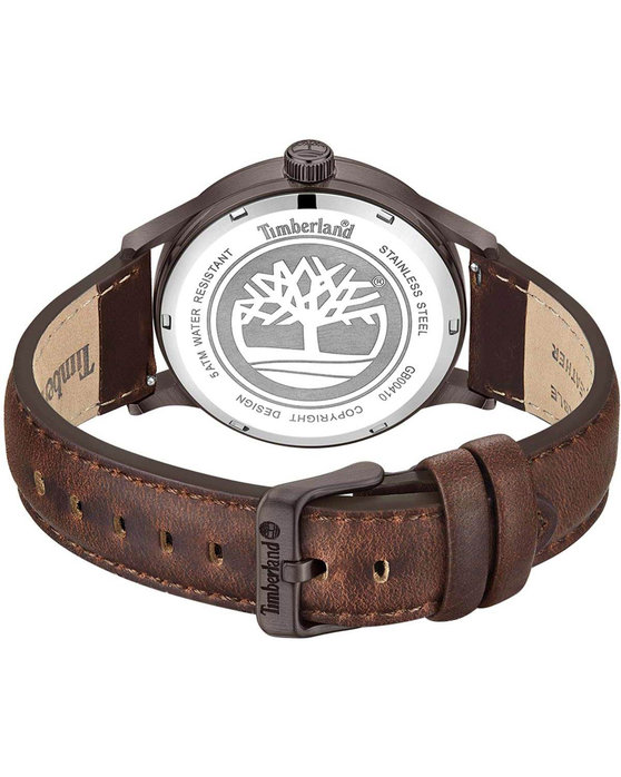 TIMBERLAND Trumbull Brown Leather Strap