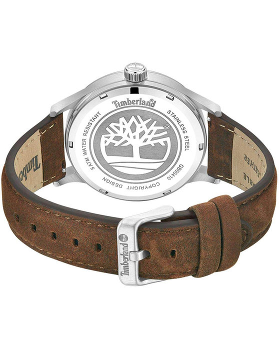 TIMBERLAND Trumbull Brown Leather Strap