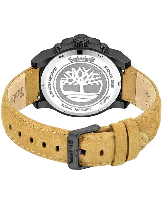 TIMBERLAND Fast Strike Chronograph Brown Leather Strap