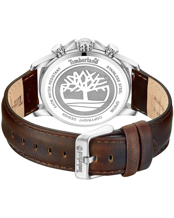 TIMBERLAND Bernardston Chronograph Brown Leather Strap