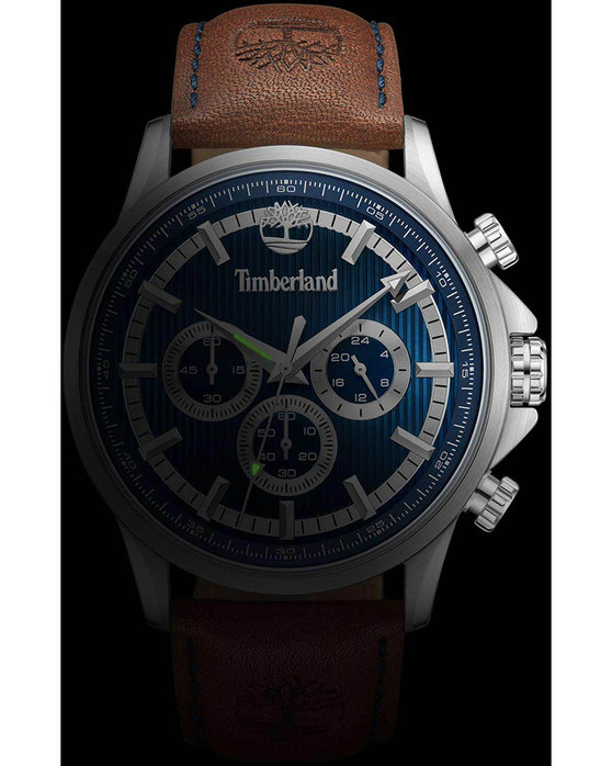 TIMBERLAND Bernardston Chronograph Brown Leather Strap