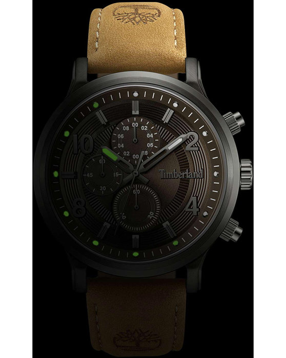 TIMBERLAND Driscoll Chronograph Brown Leather Strap