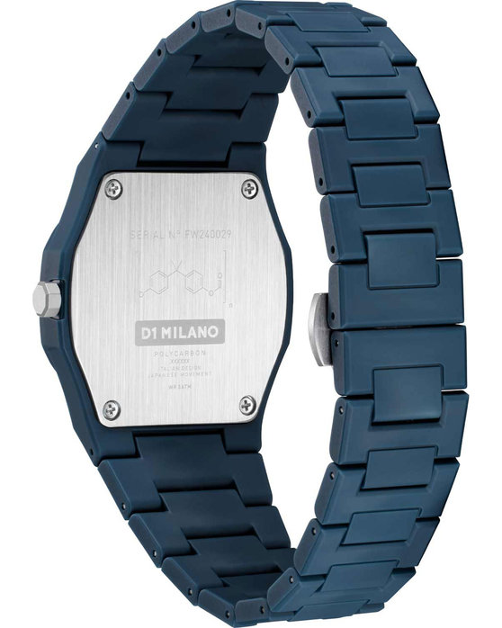 D1 MILANO Polycarbon Blue Polycarbonate Bracelet